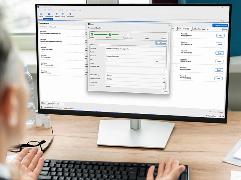 Maintena UI preview
